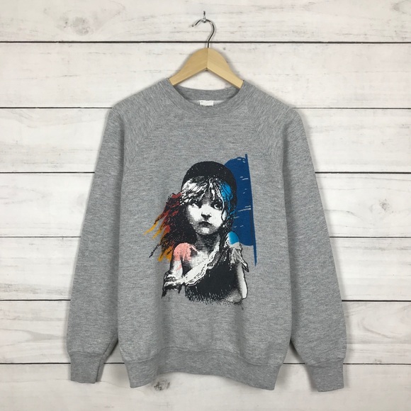 Vintage Tops - Vintage 1986 Les Miserables Sweatshirt